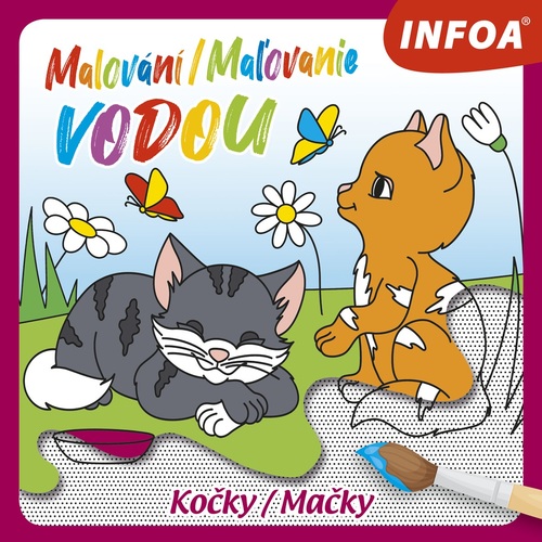 Obrázok Malování / Maľovanie vodou – Kočky