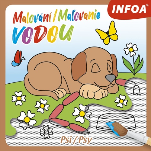 Obrázok Malování / Maľovanie vodou – Psi