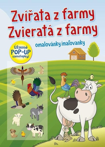 Obrázok Omalovánky/Maľovanky - Zvířata z farmy / Zvieratá z farmy