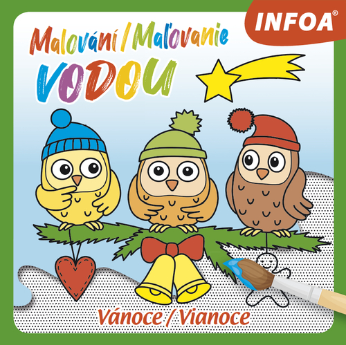 Obrázok Malování / Maľovanie vodou - Vánoce / Vianoce