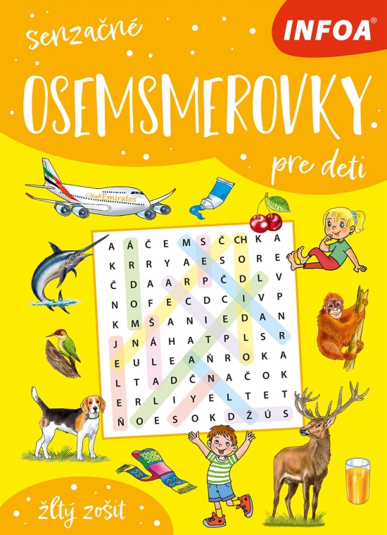Obrázok Senzačné osemsmerovky pre deti - Žľtý zošit