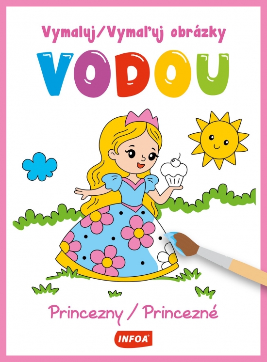 Obrázok Vymaľuj obrázky vodou - Princezné
