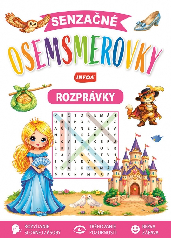 Obrazok Senzačné osemsmerovky pre deti - Rozprávky