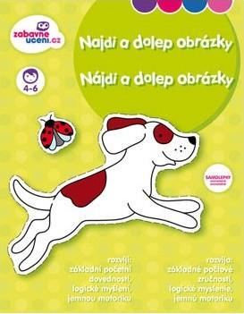 Obrázok Zábavné učení Stíratelný sešit se samolepkami - Najdi a dolep obrázky 4-6 let