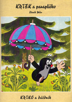 Obrázok Krtek a paraplíčko - omalovánky A4