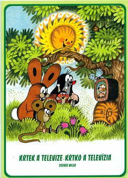 Obrázok Krtek a televize - omalovánky A4