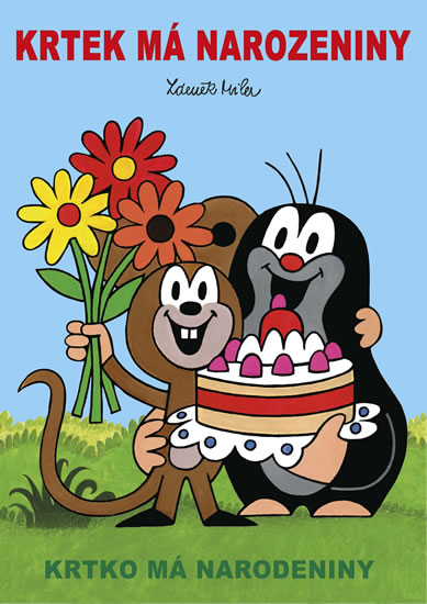 Obrázok Krtek má narozeniny - omalovánky A4