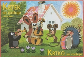 Obrázok Krtek se raduje - omalovánky A5