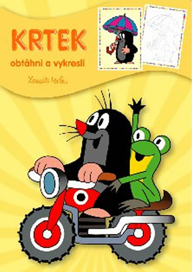 Obrázok Krtek - obtáhni a vykresli