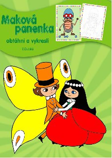 Obrázok Maková panenka - obtáhni a vykresli