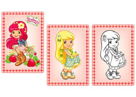 Obrázok Strawberry - omalovánky A5