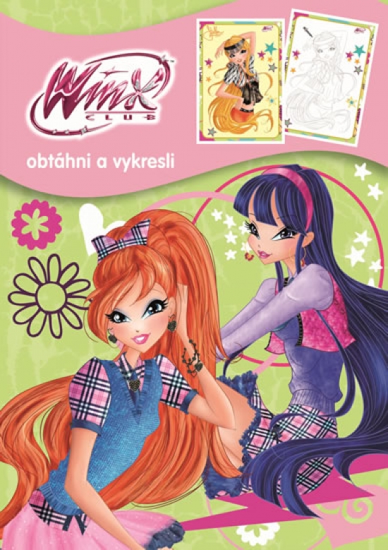 Obrázok Winx club - Didaco A5 .. obtáhni a vykresli ..