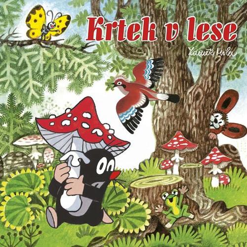 Obrázok Krtek v lese - čtvercové omalovánky