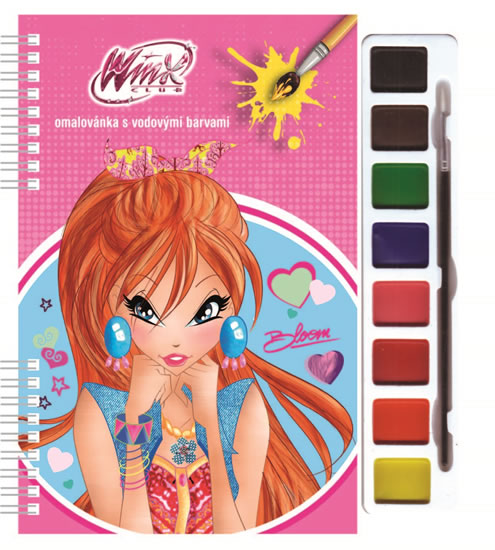 Obrázok Winx Club Bloom - Omalovánky s vodovými barvami