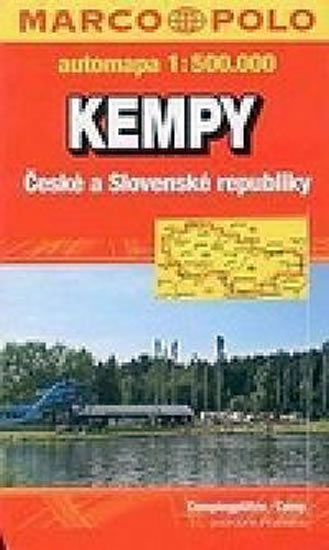 Obrázok Kempy ČR a SR/mapa 1:500T VKU