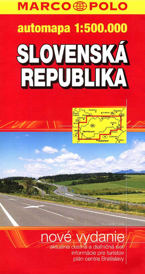 Obrázok Slovenská republika - mapa 1:50000