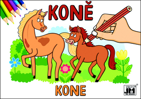 Obrázok Koně Omalovánky A5