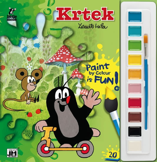 Obrázok Krtek - Omalovánky s barvami A4