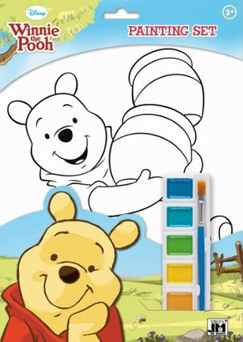 Obrázok Vymaľovanková súprava A4/ Macko Puf