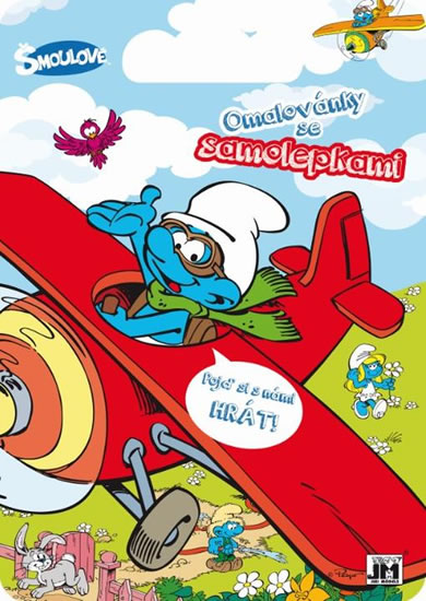 Obrázok Šmoulové - Kreativní blok se samolepkami