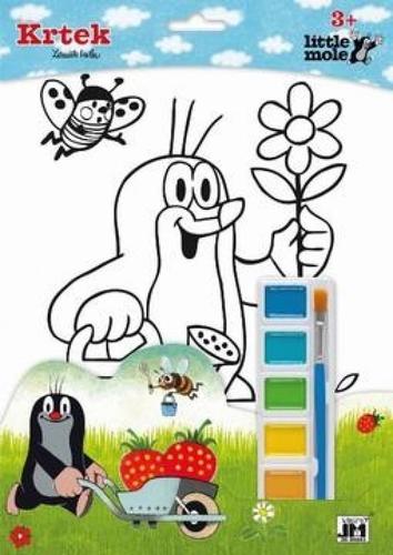 Obrázok Vymaľovanková súprava A4/ Krtko