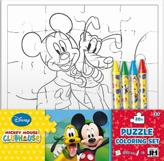 Obrázok Mickey klubík - Omalovánky puzzle