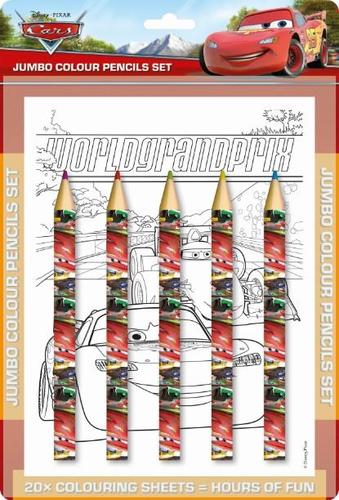 Obrázok Vymaľovanky s maxi pastelkami/ Cars