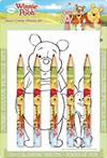 Obrázok Medvídek Pú - Maxi pastelky - omalovánky