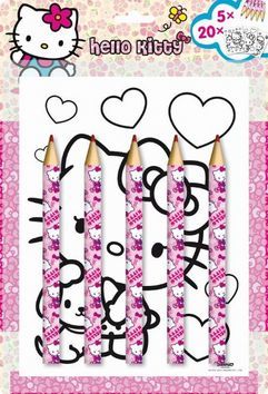 Obrázok Hello Kitty - Maxi pastelky - omalovánky