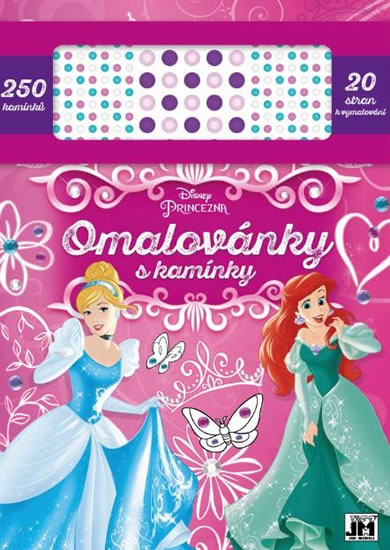 Obrázok Princezny - Omalovánky s kamínky