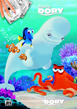 Obrázok Vymaľovanka A4/ Hľadá sa Dory
