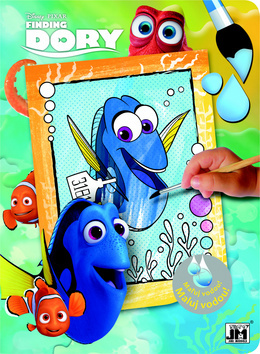 Obrázok Vodová vymaľovanka/ Hľadá sa Dory