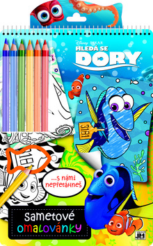 Obrázok Hledá se Dory - Sametové omalovánky