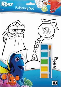 Obrázok Vymaľovanková súprava A4/ Hľadá sa Dory
