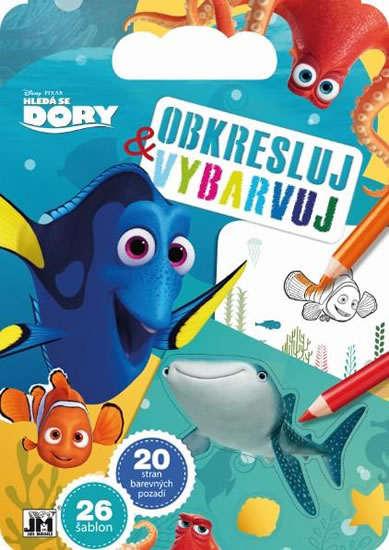 Obrázok Hledá se Dory - Obkresluj a vybarvuj!