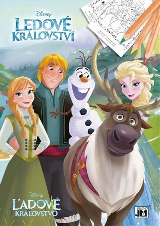Obrázok Vymaľovanka A4/ Ľadové kráľovstvo C