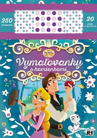 Obrázok Vymaľovanky s kamienkami/ Na vlásku