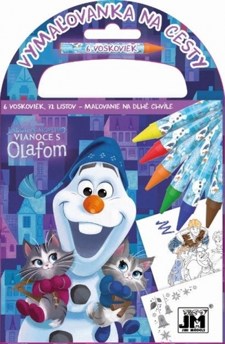 Obrázok Vymaľovanka na cesty/ Vianoce s Olafom