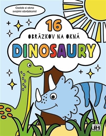 Obrázok Vymaľovanky do okien / Dinosaury