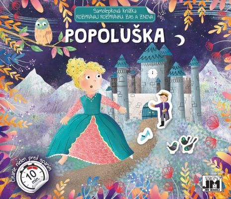 Obrázok Samolepková knižka Rozprávaj rozprávku/ Popoluška