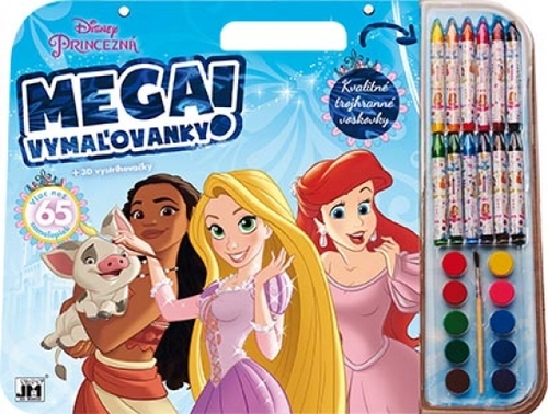 Obrázok Mega vymaľovankový set/ Princezné