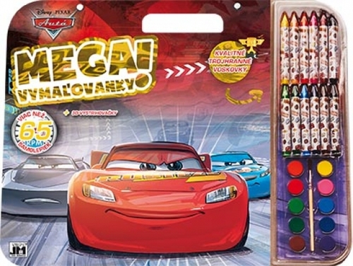Obrázok Mega vymaľovankový set/ Cars