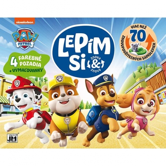 Obrázok Lepím si znovu a znovu Labková patrola