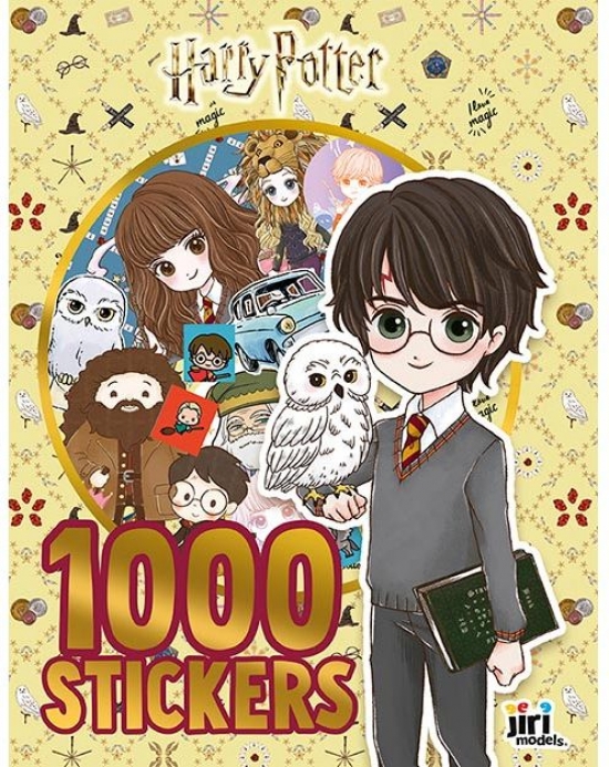 Obrázok 1000 samolepiek v zošite Harry Potter
