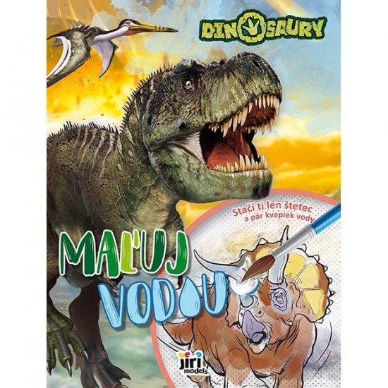 Obrázok Maľuj vodou A4 Dinosaury