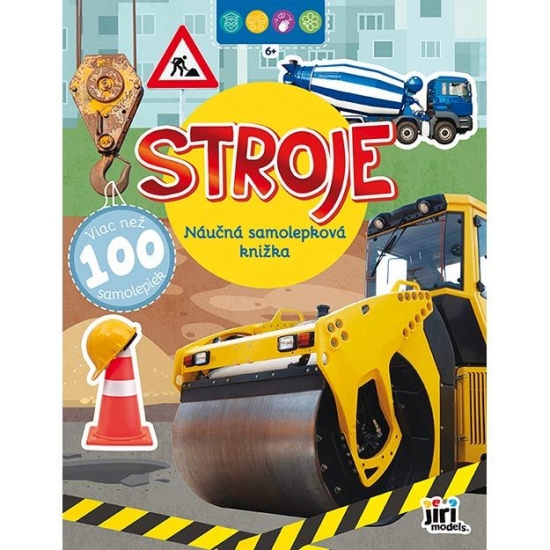 Obrázok Náučná samolepková knižka 6+ Stroje