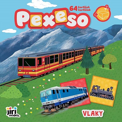 Obrázok Pexeso v zošite Vlaky - 64 kartičiek