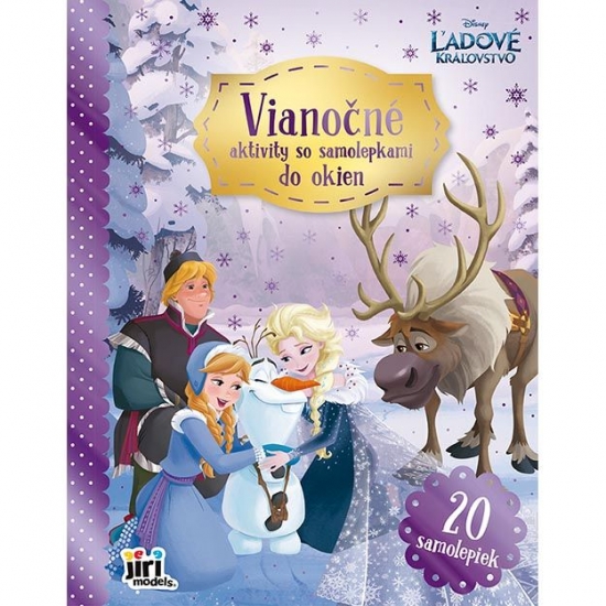 Obrázok Vianočné aktivity so samolepkami do okien Ľadové kráľovstvo