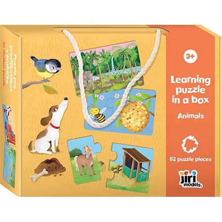 Obrazok Puzzle pre predškolákov v škatuľke Zvieratká