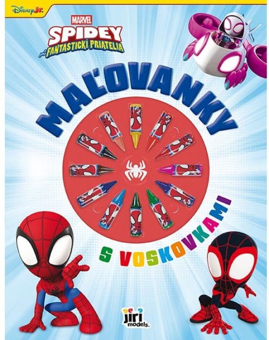 Obrazok Maľovanky s voskovkami - Spidey